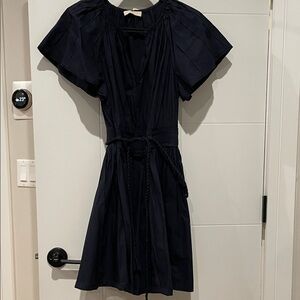 Ulla Johnson Navy Mini Dress